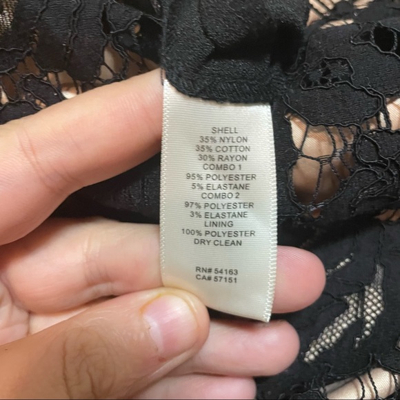 Eliza J Off The Shoulder Lace Top Jumpsuit size 2 - Picture 4 of 9